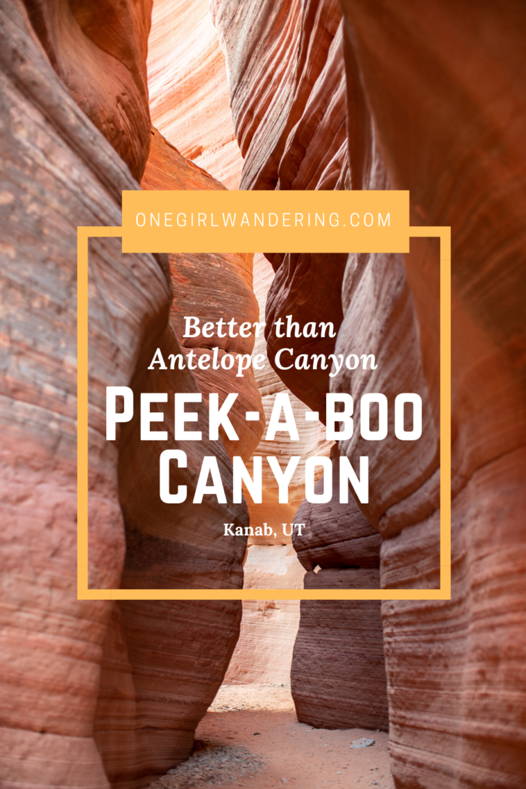 peek a boo canyon in january
